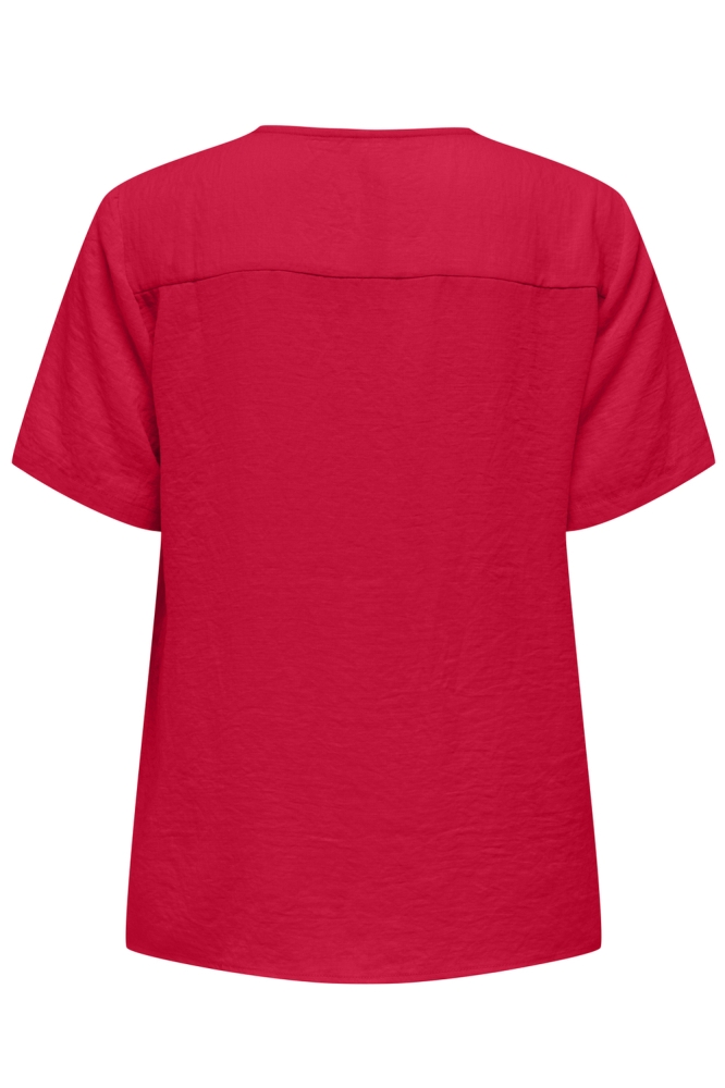 JDYDIVYA LIFE S/S V-NECK TOP WVN DI 15291432 SKI PATROL